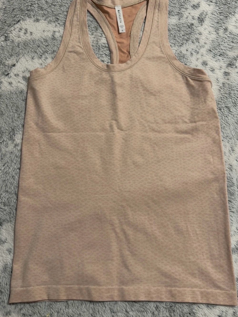 Athleta Blush Tan Racerback Tank